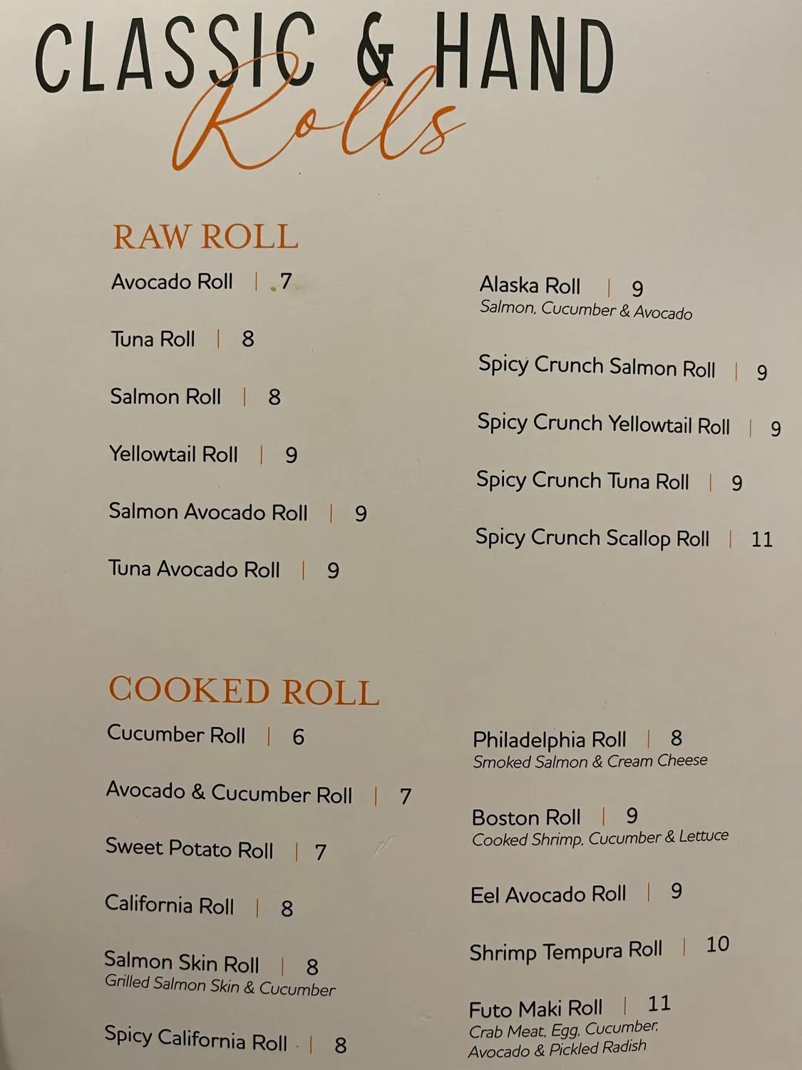 Menu 4