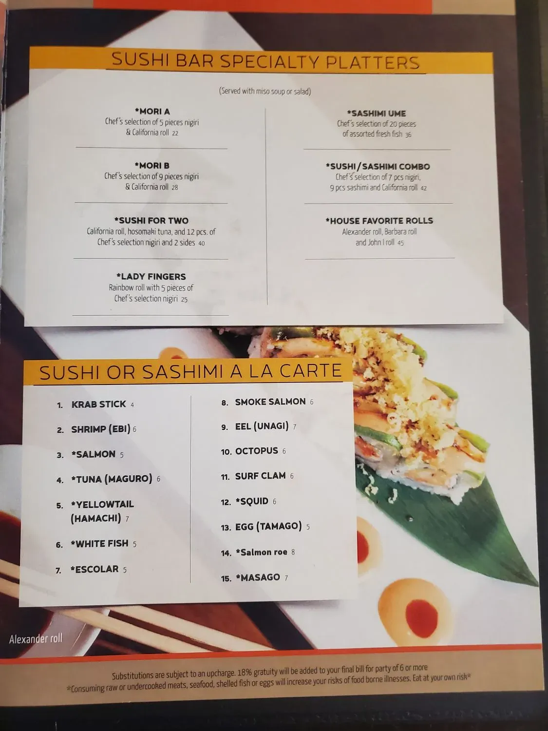 Menu 4