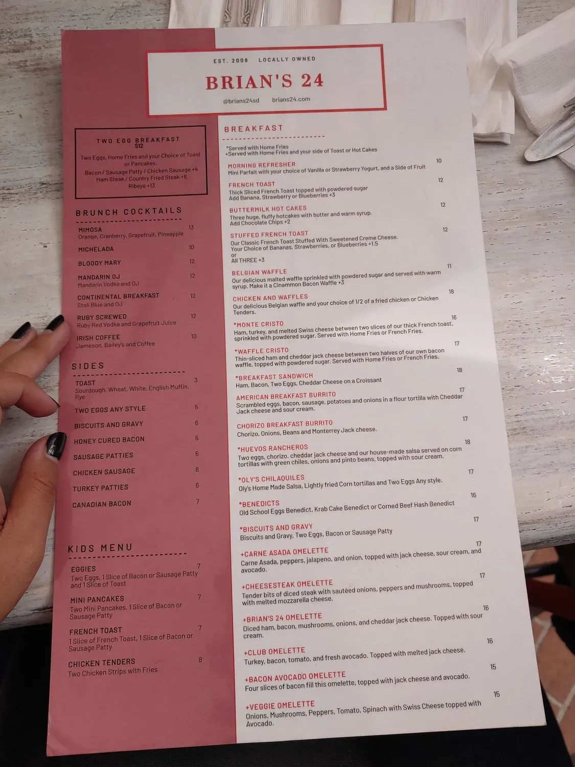 Menu 4