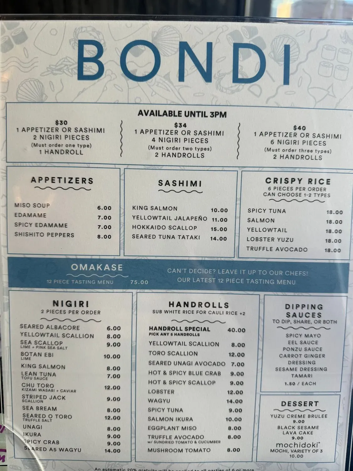 Menu 5