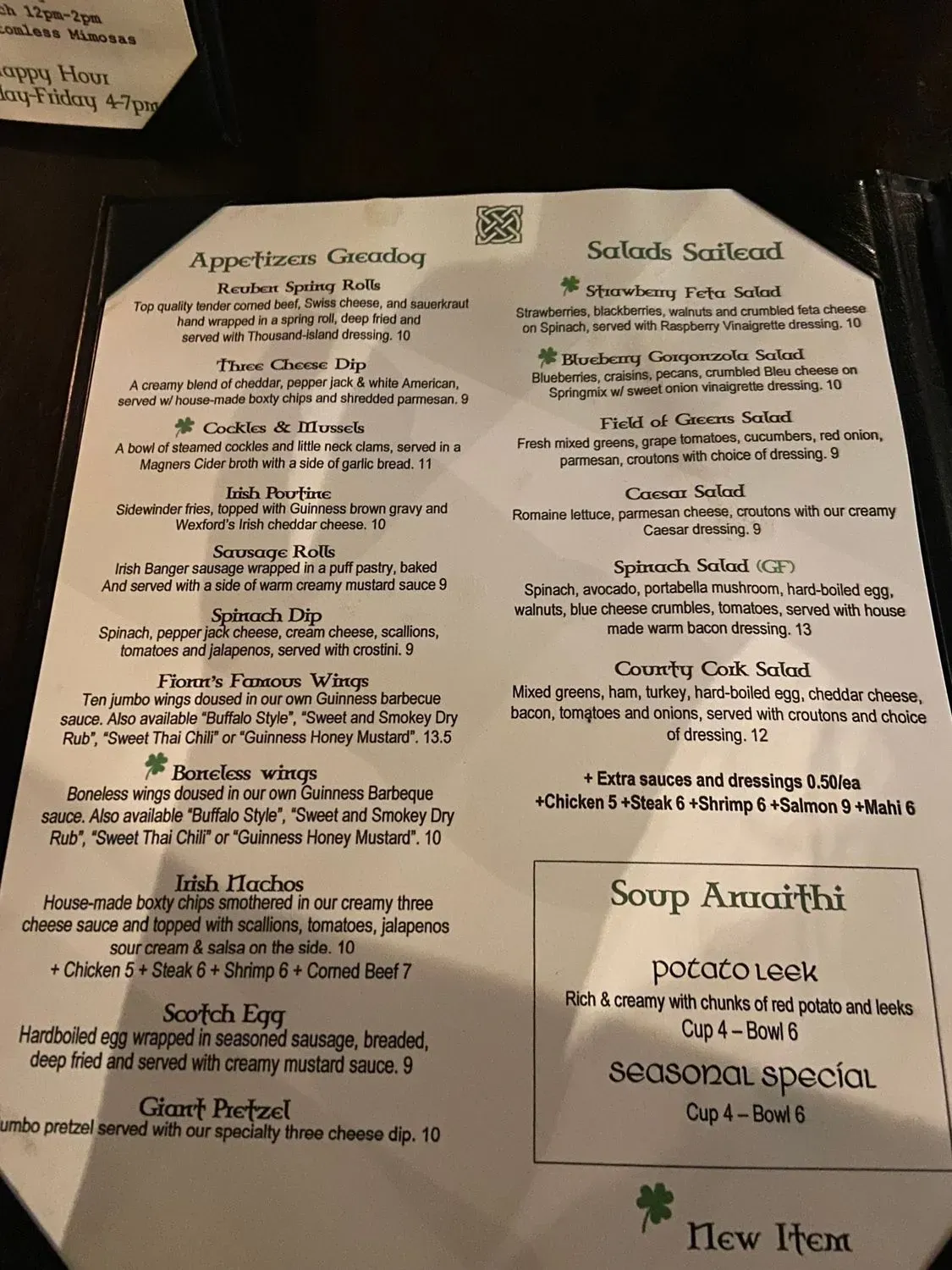 Menu 4