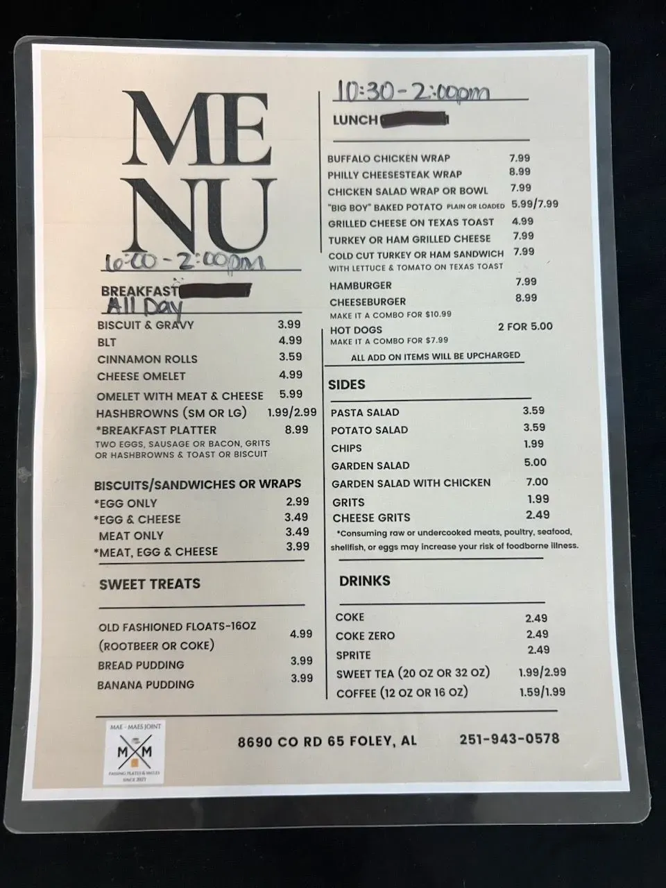 Menu 4