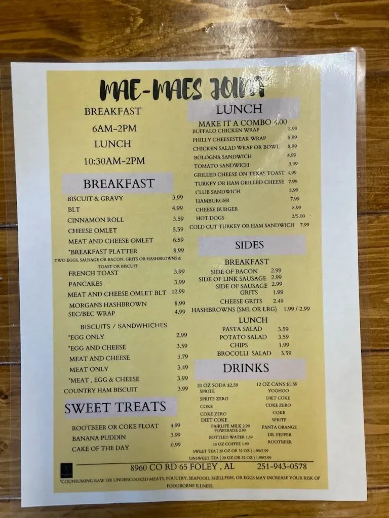 Menu 2