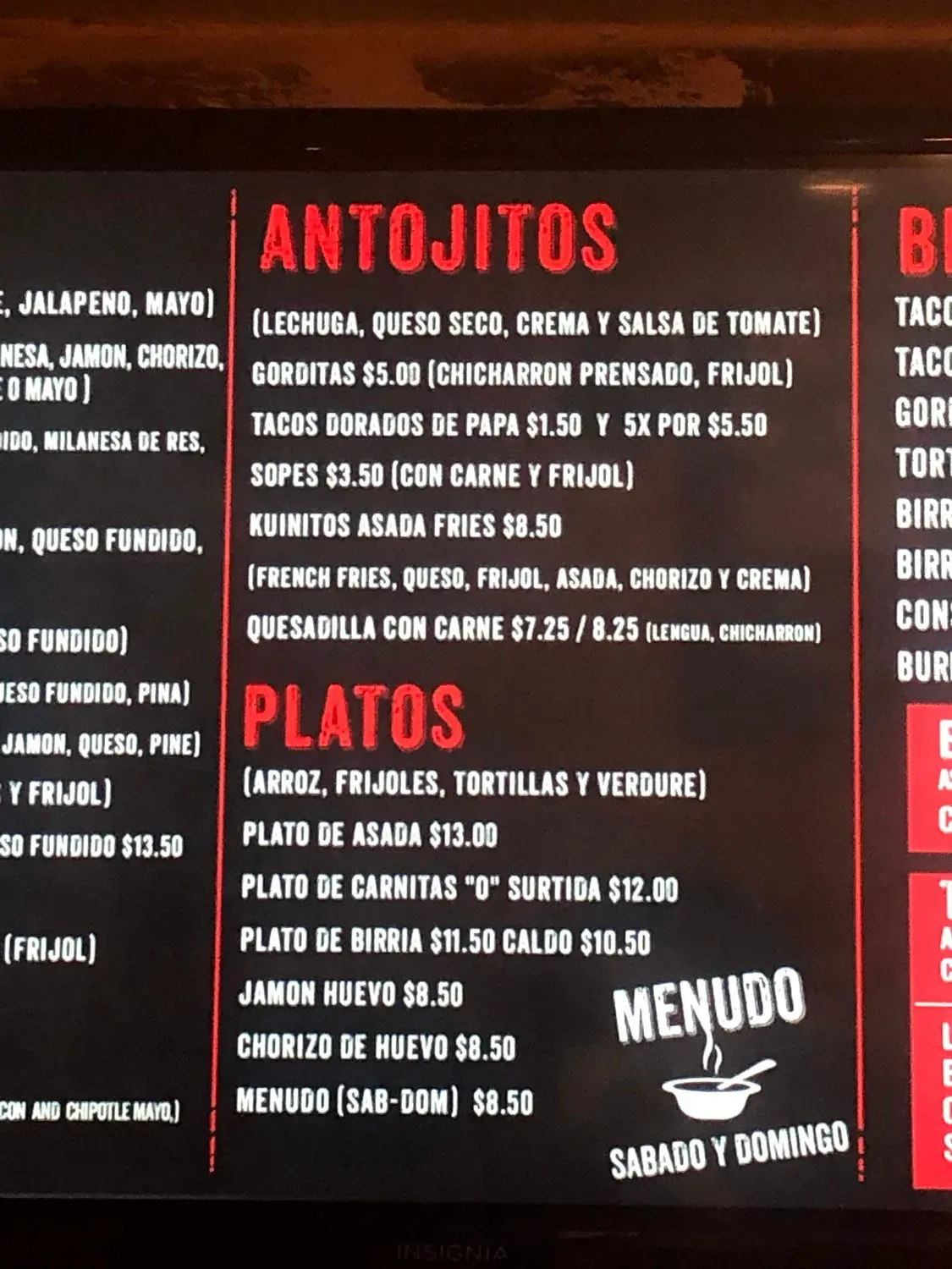 Menu 6