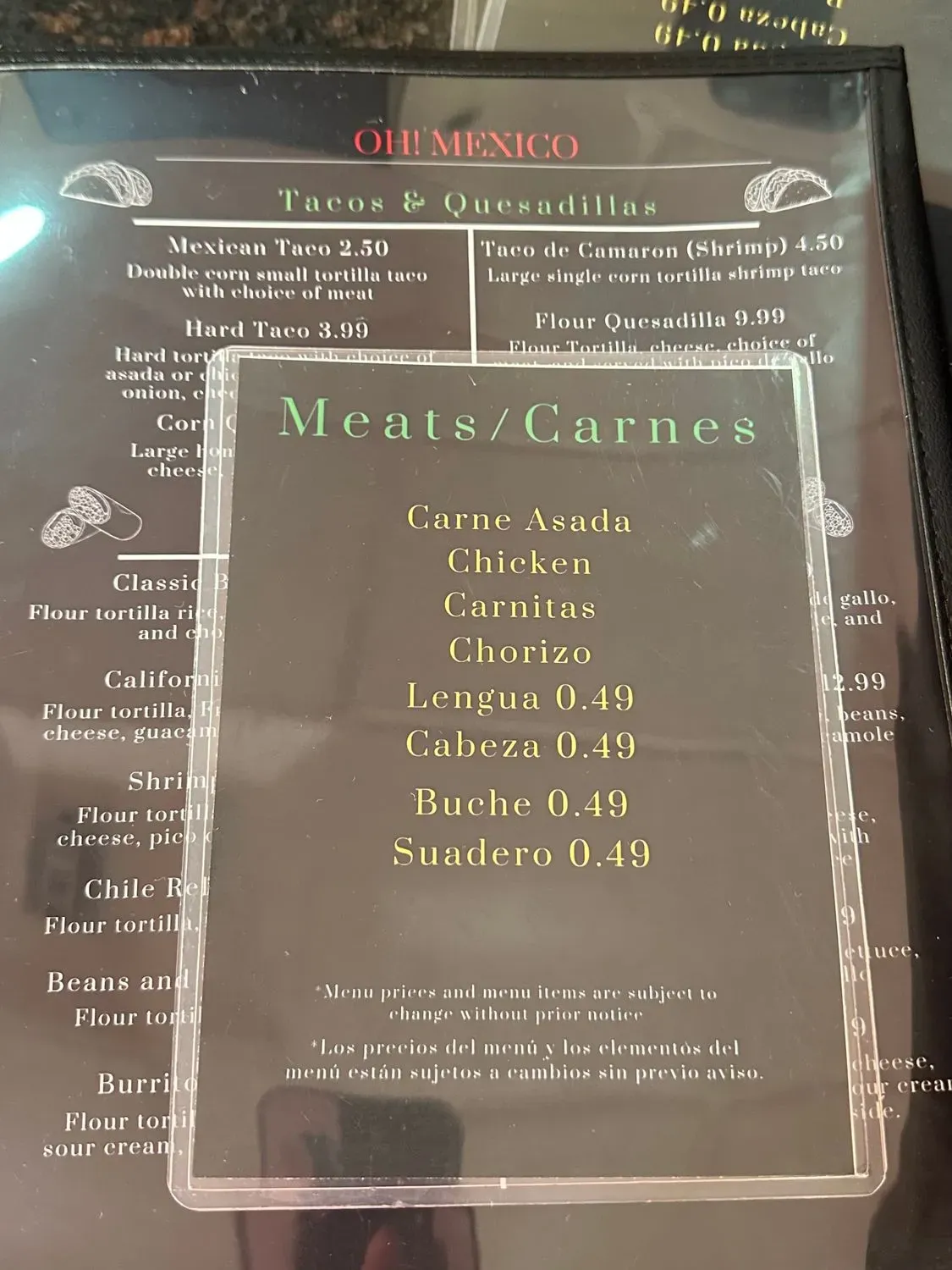 Menu 3