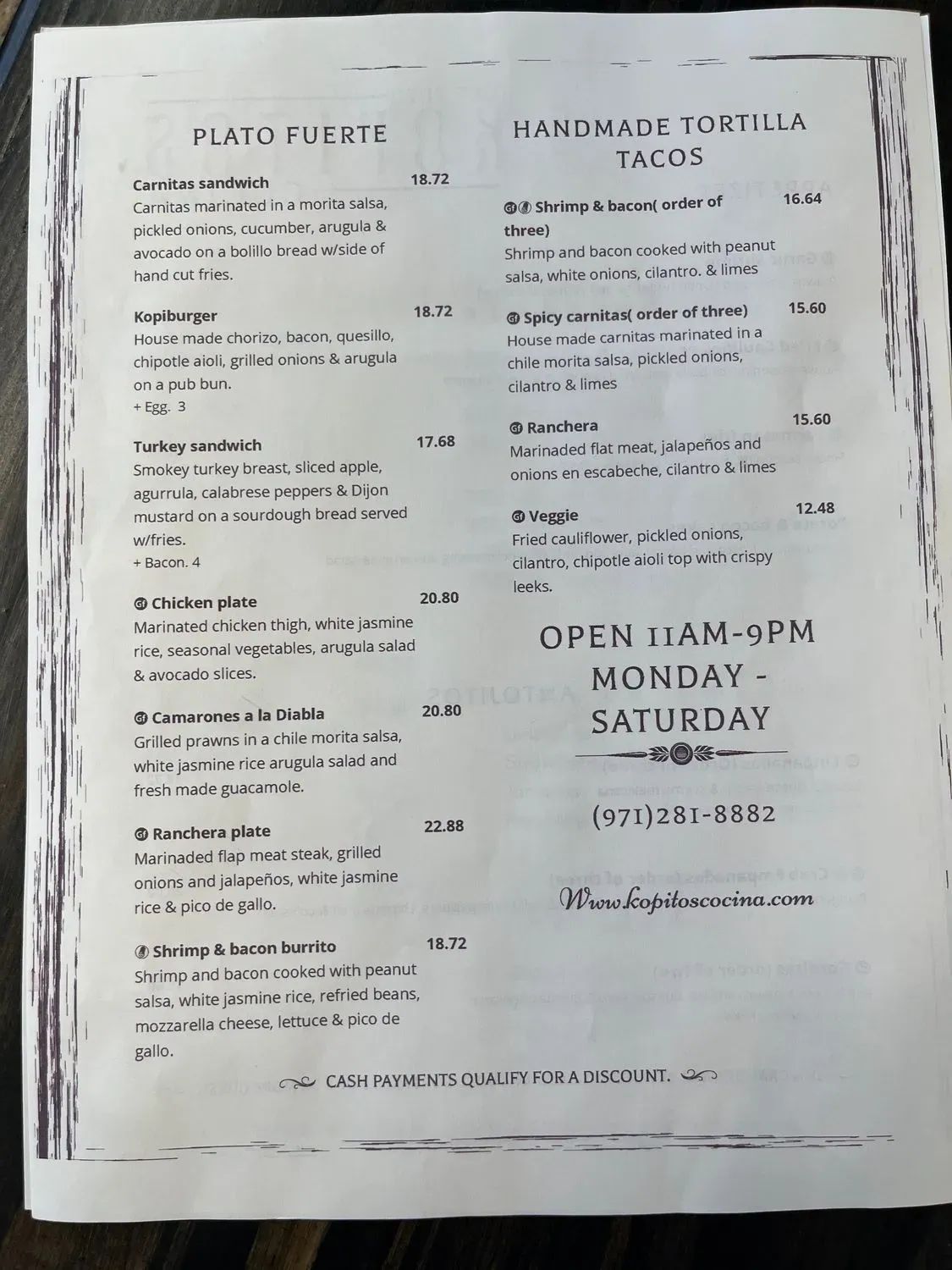 Menu 4