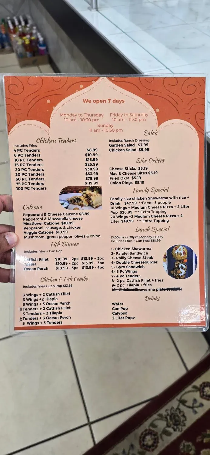 Menu 6