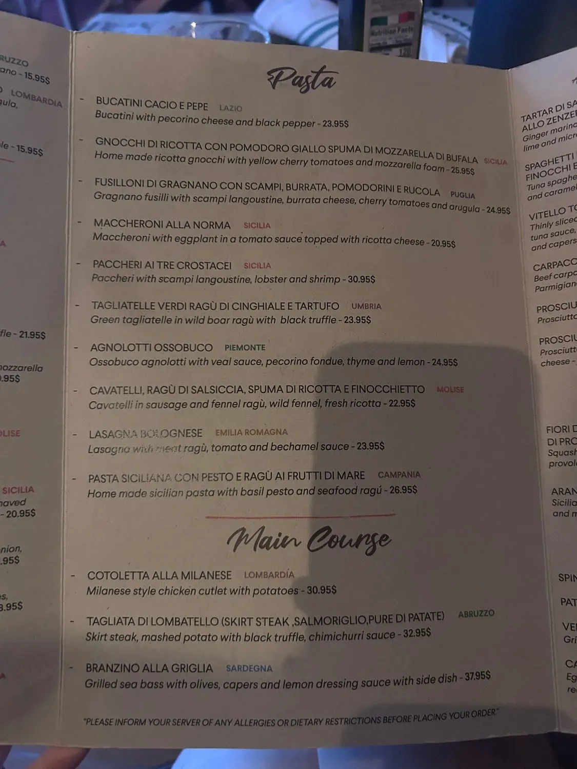 Menu 4