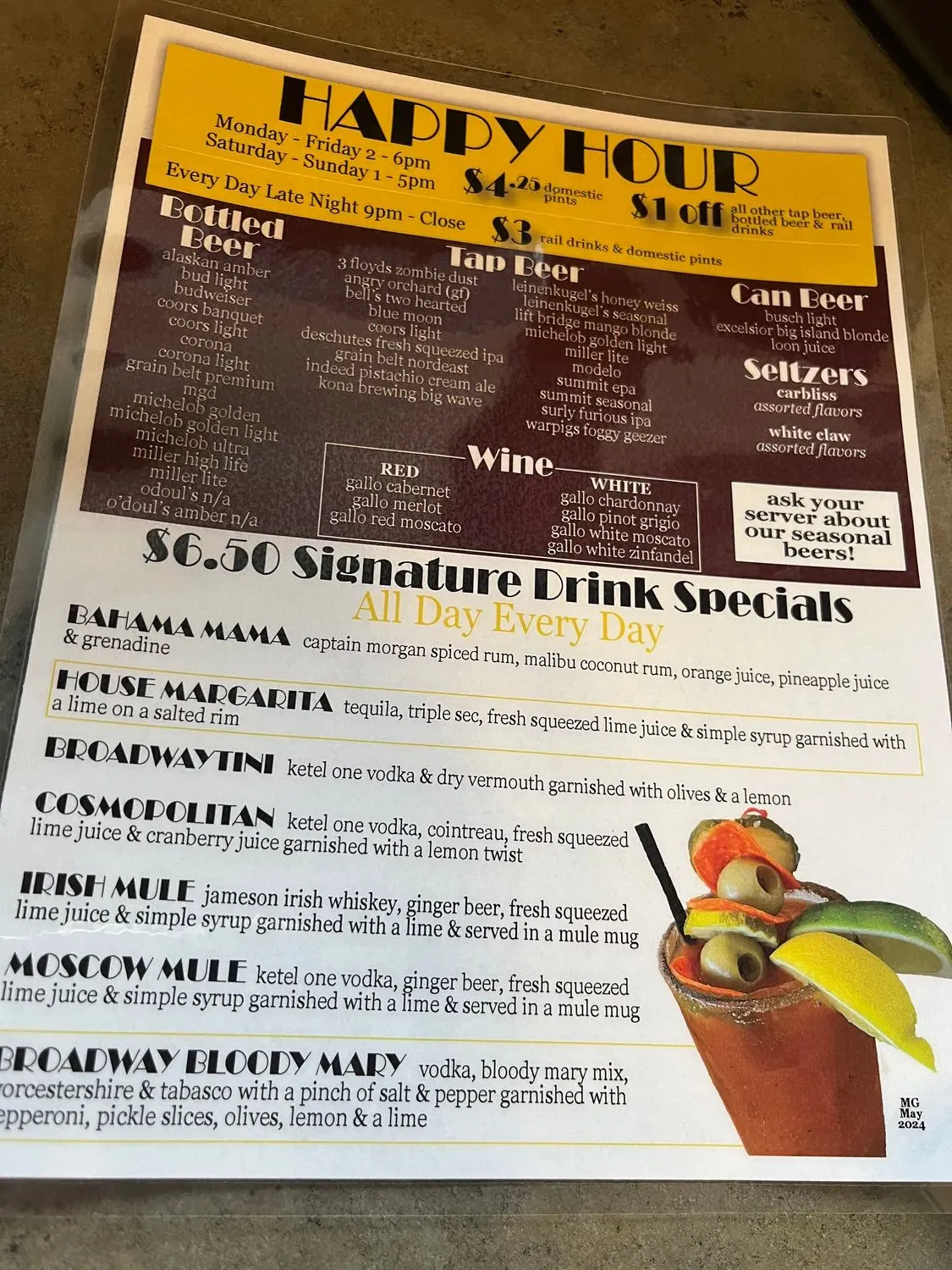 Menu 2