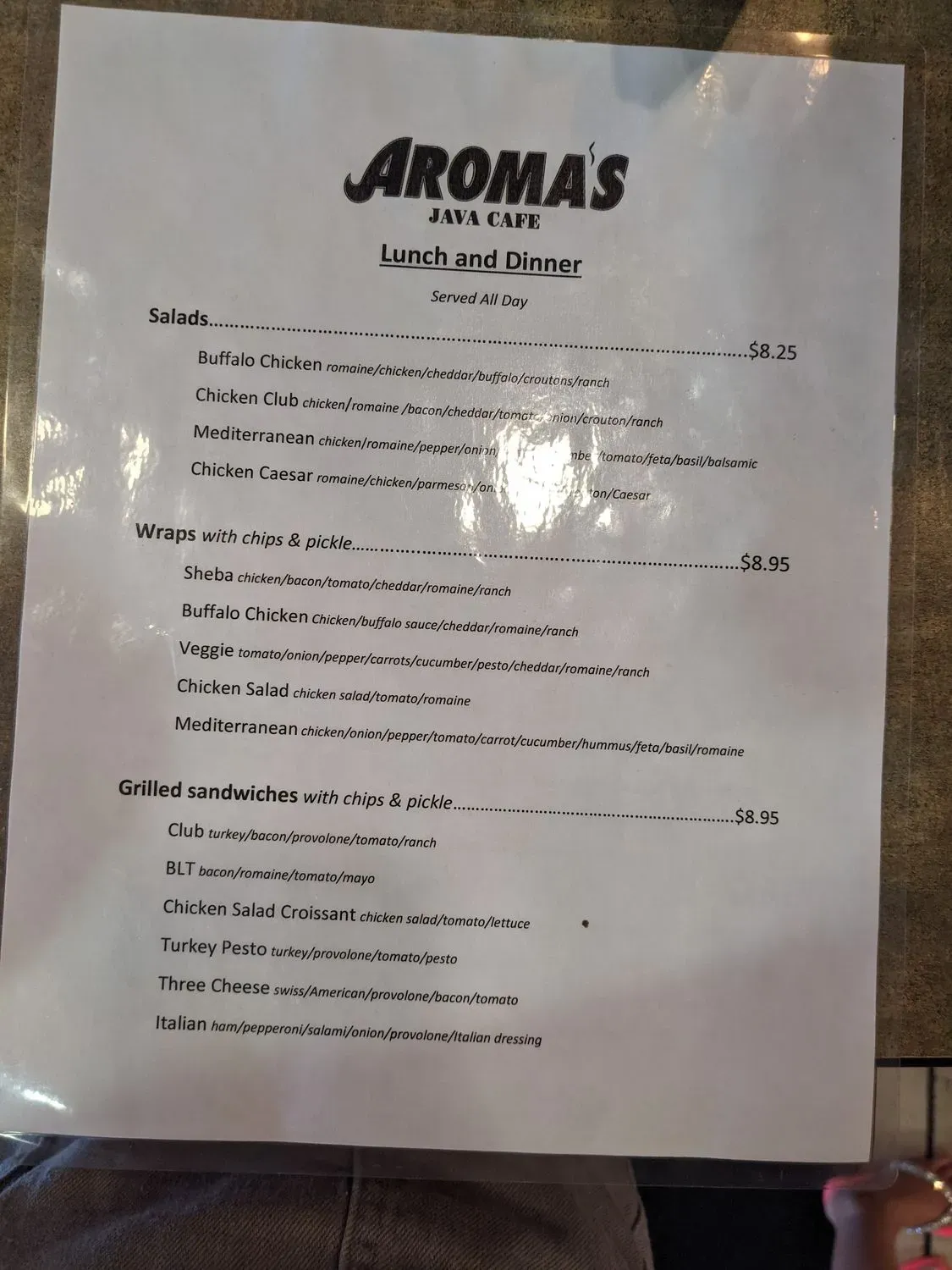 Menu 6