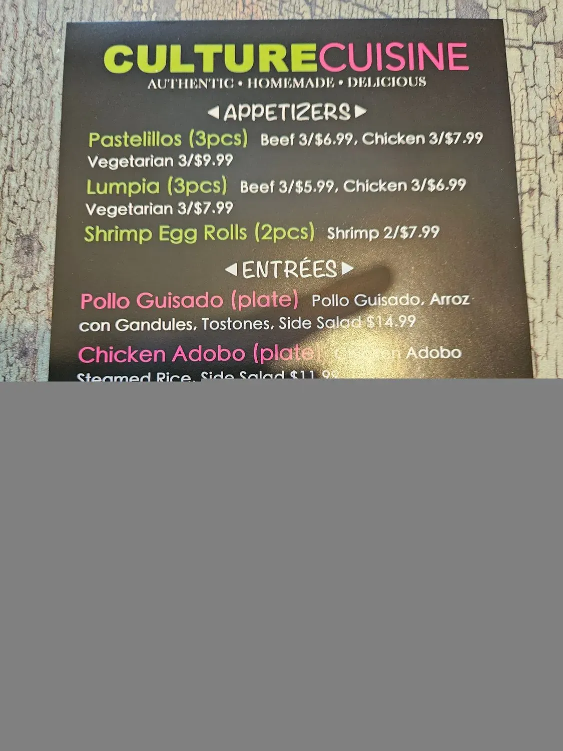 Menu 3