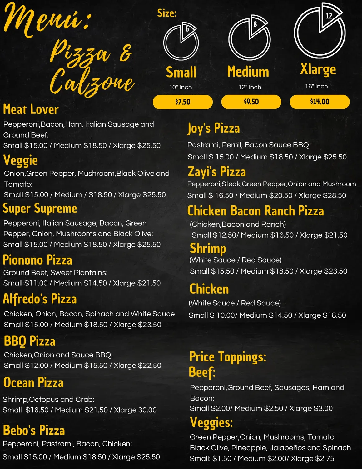 Menu 2