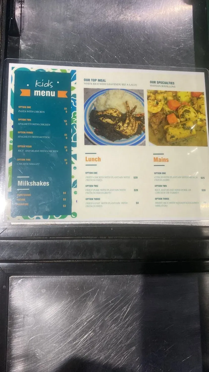 Menu 3