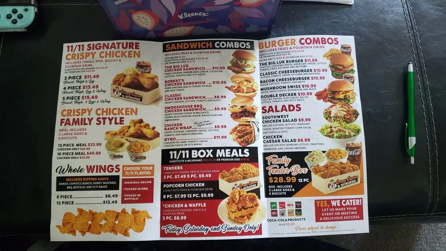 Menu 3