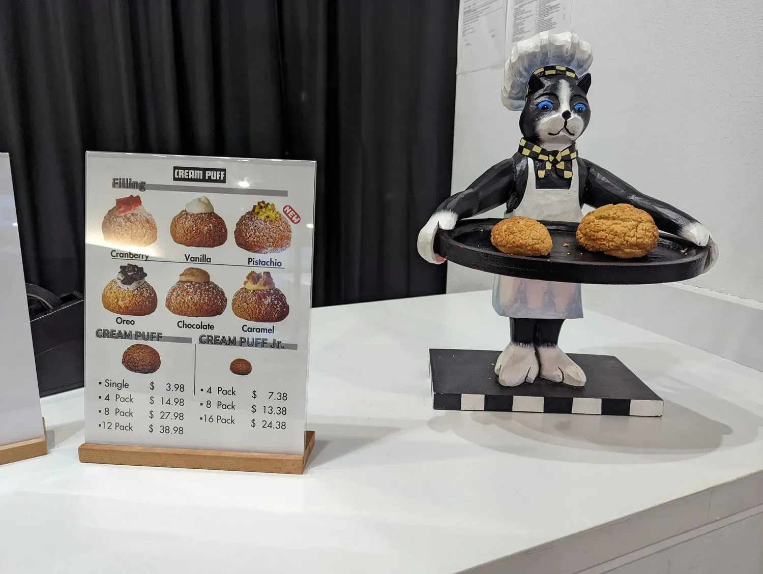 Puffette Cream Puff Menu - Updated November 2025