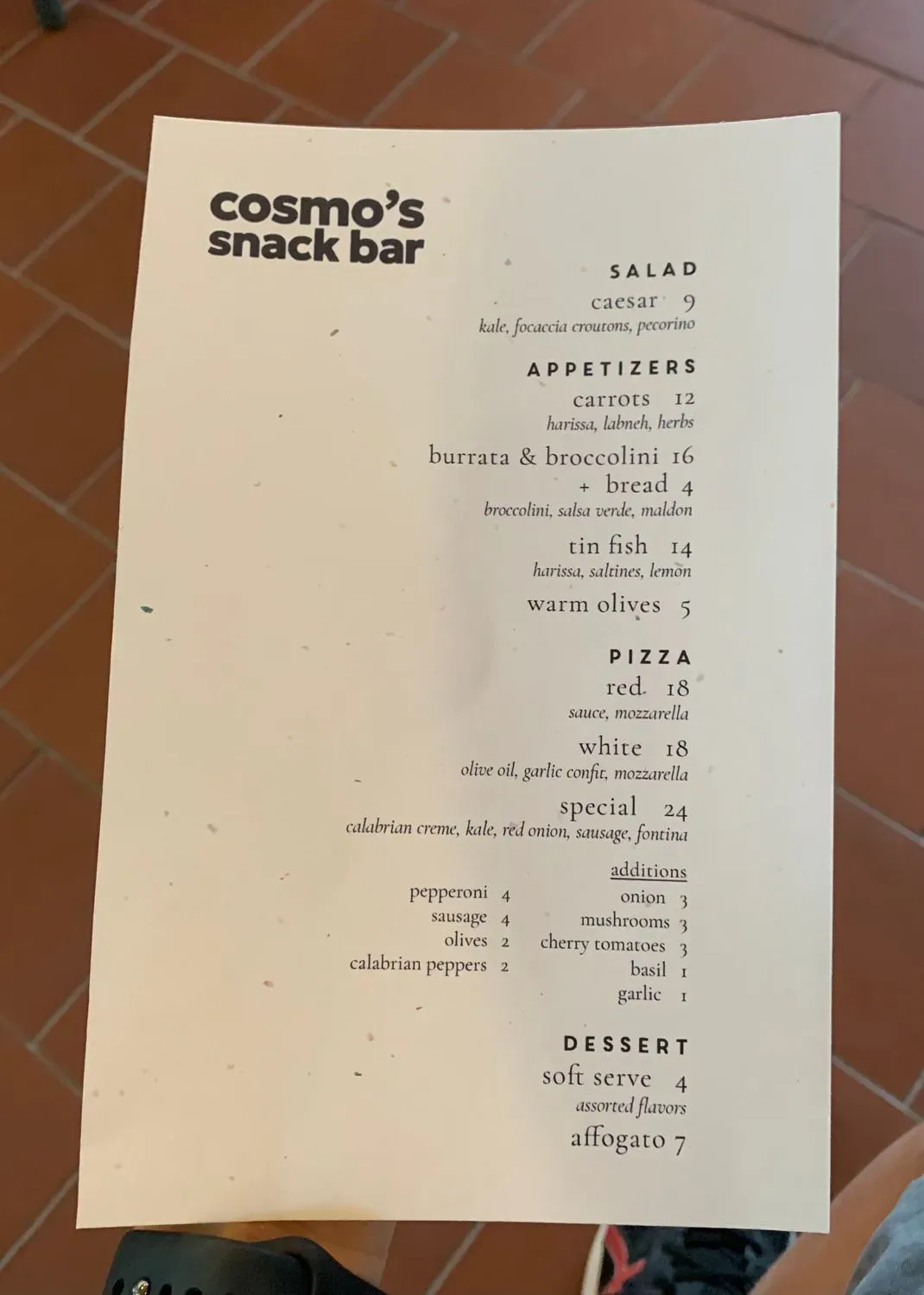 Menu 2