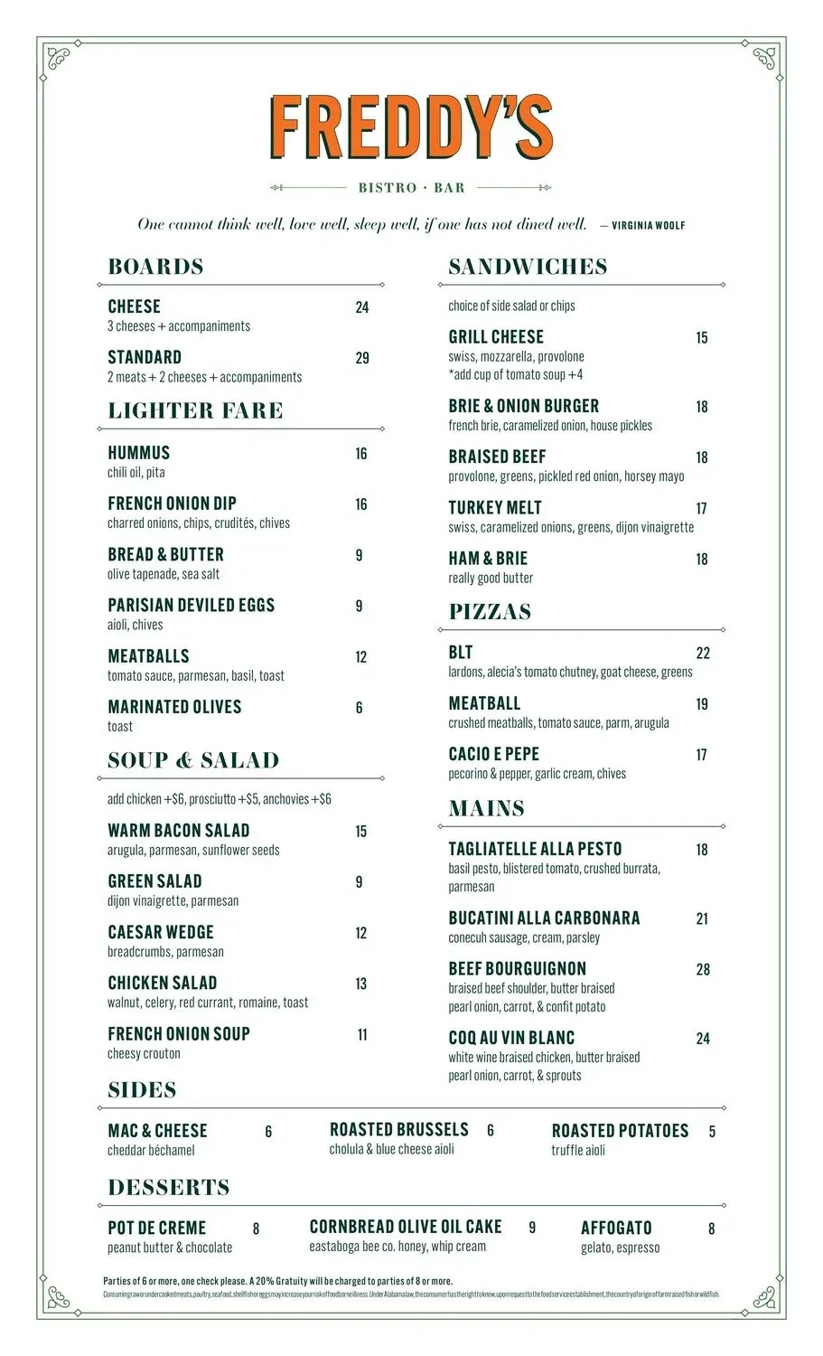 Menu 2