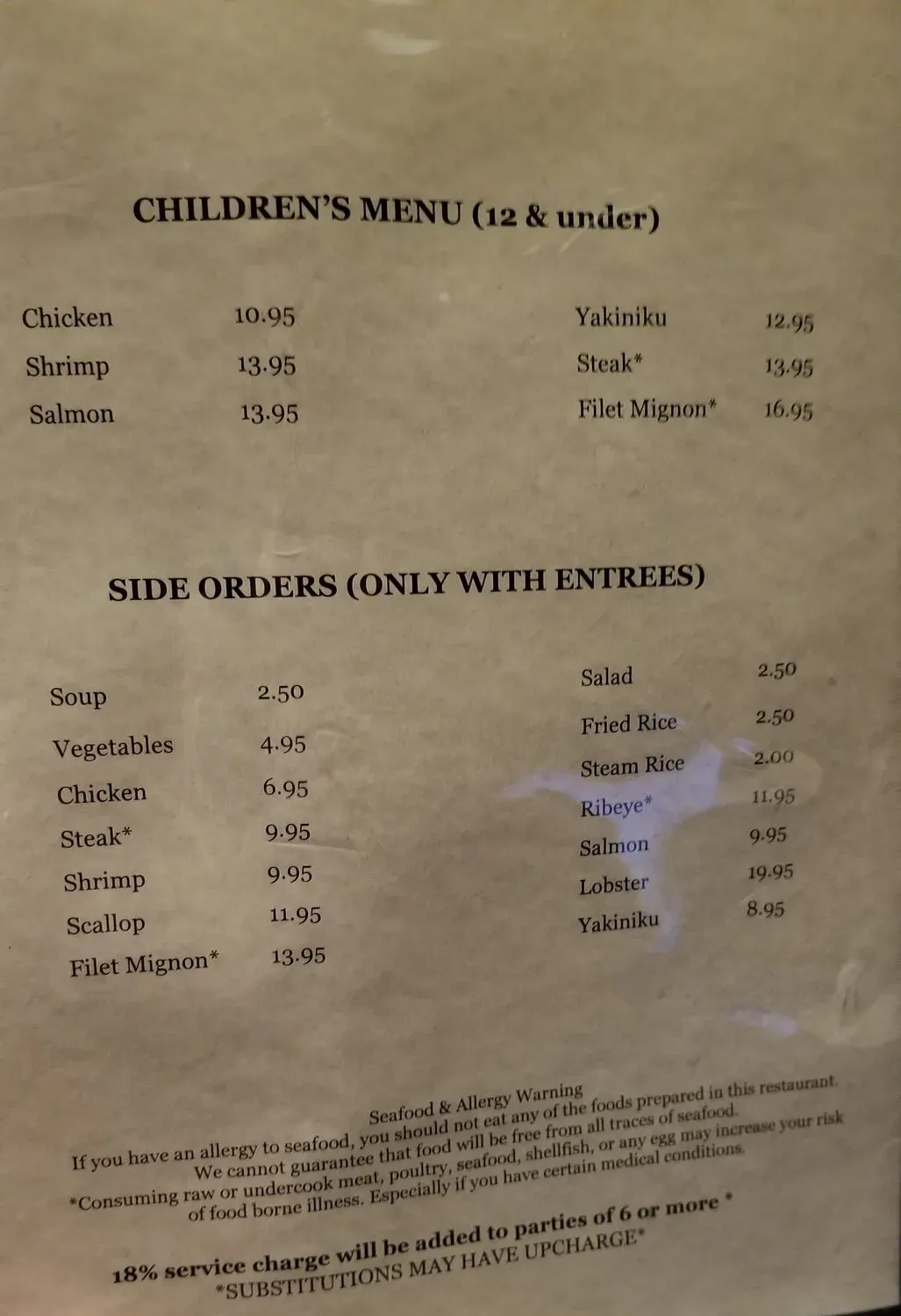 Menu 5