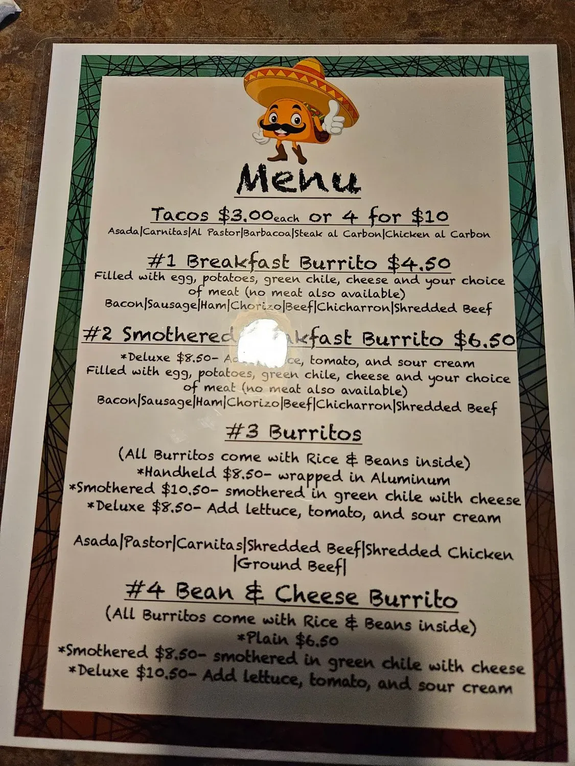 Menu 2