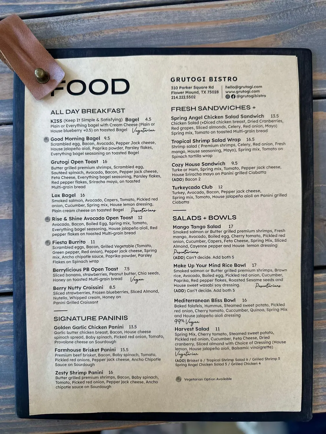 Menu 5