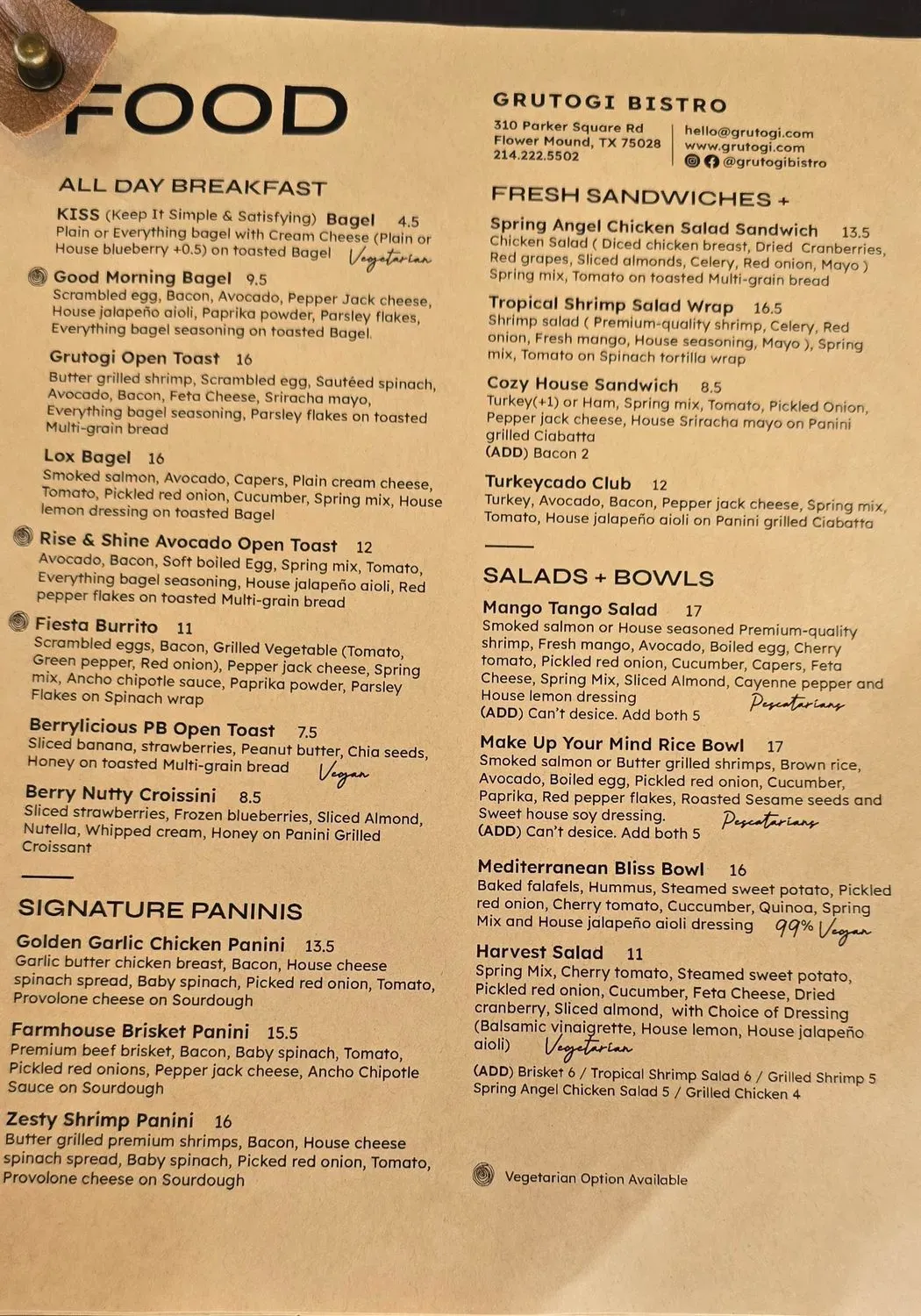 Menu 3