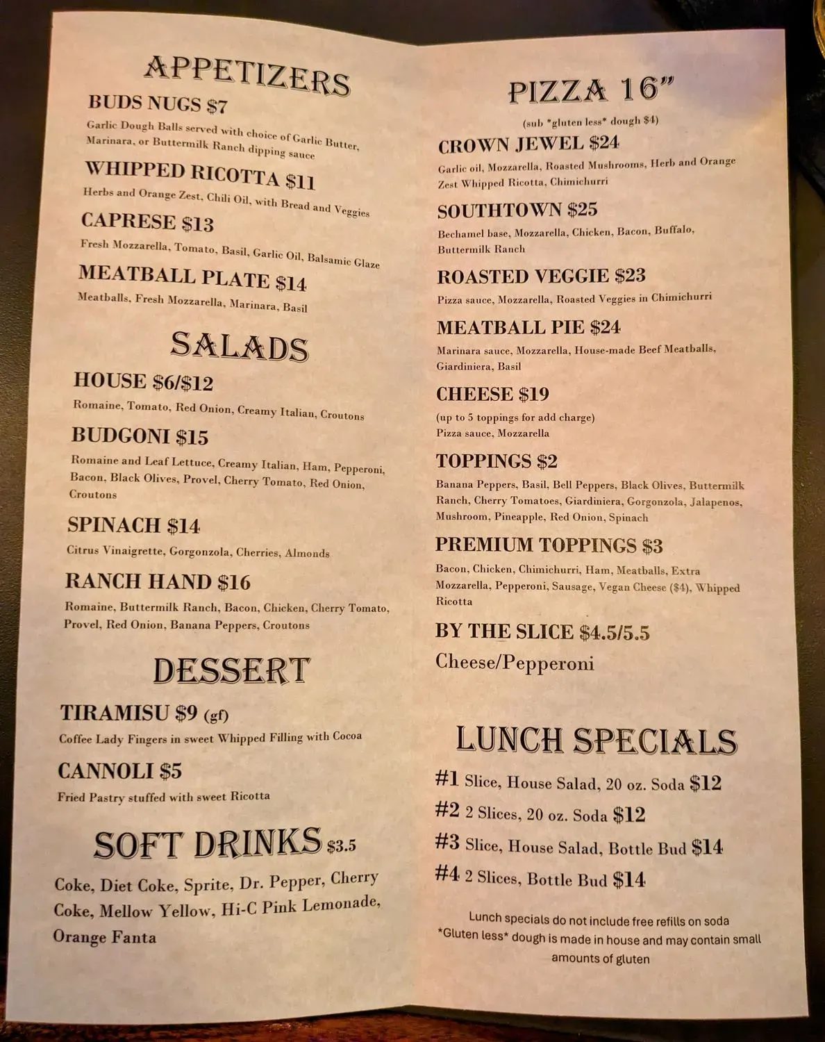 Menu 3