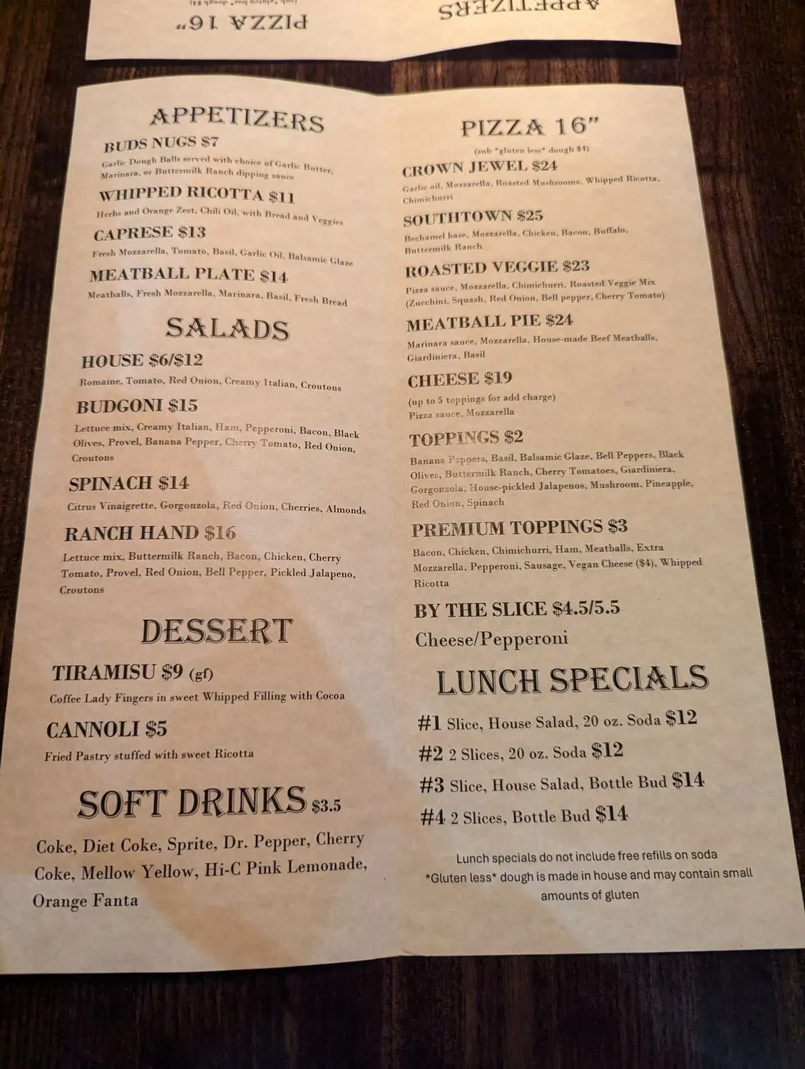 Menu 5