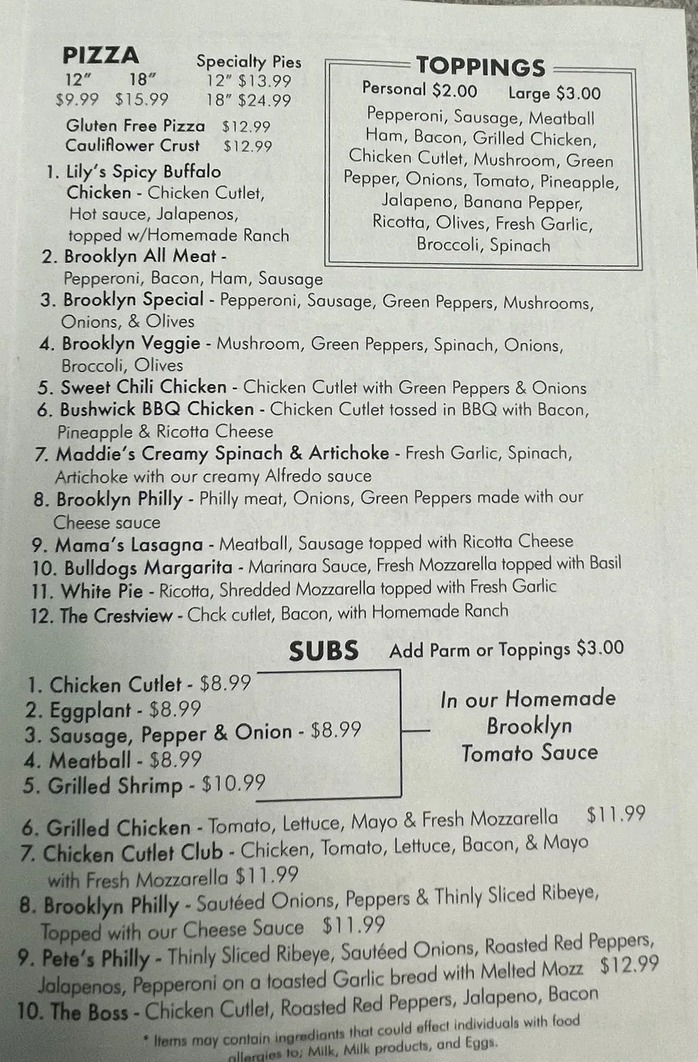 Menu 3