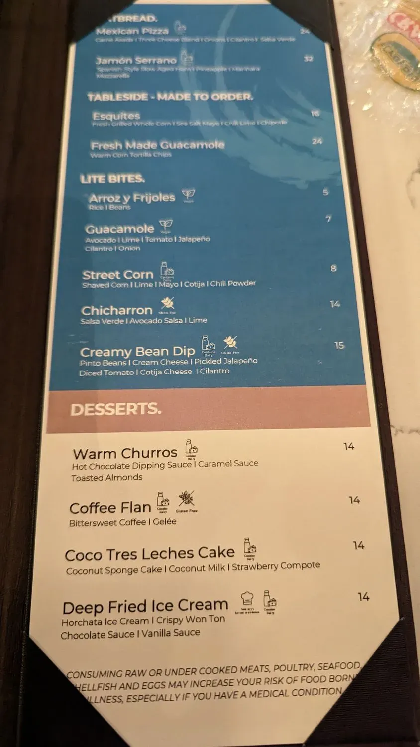 Menu 6