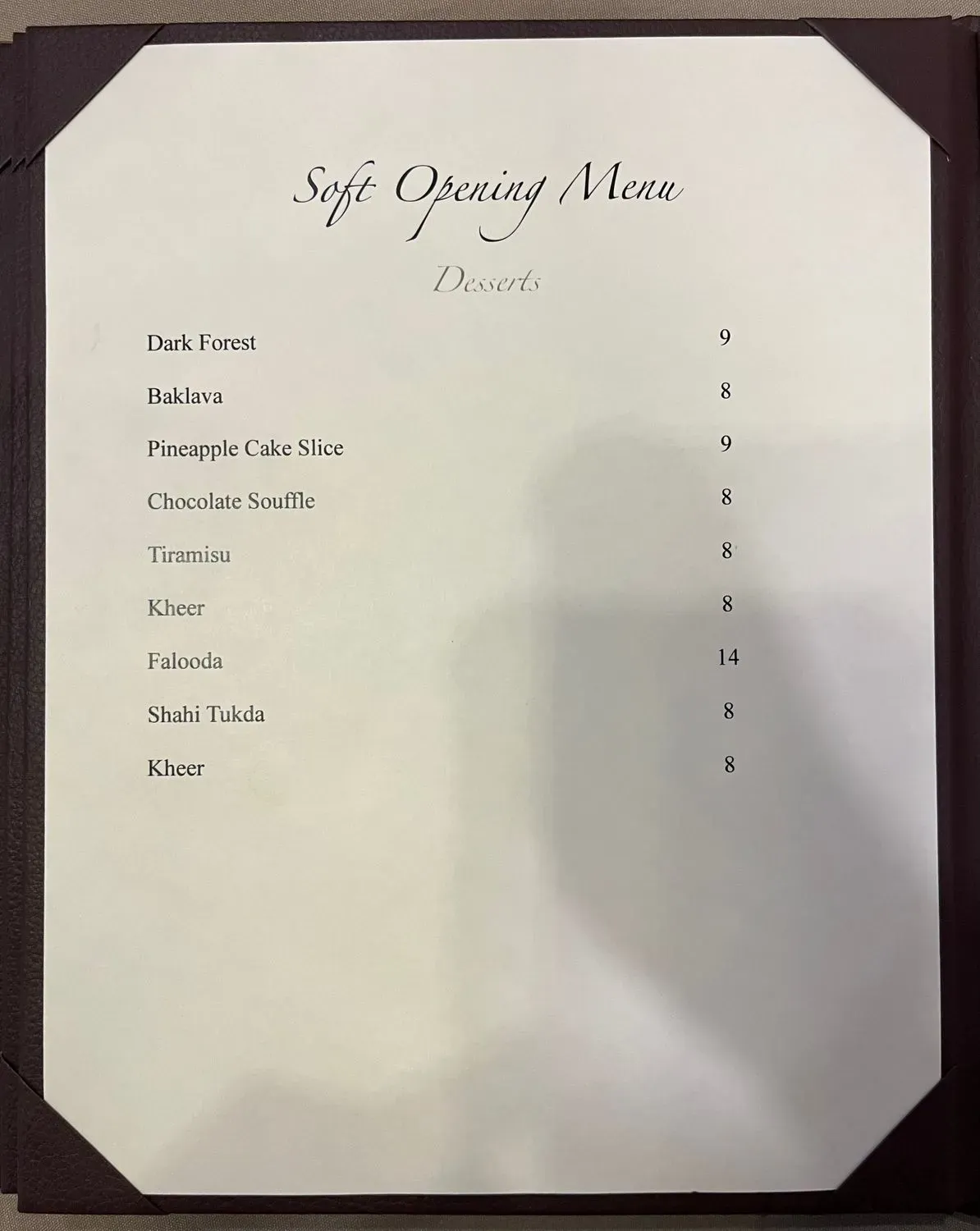 Menu 3