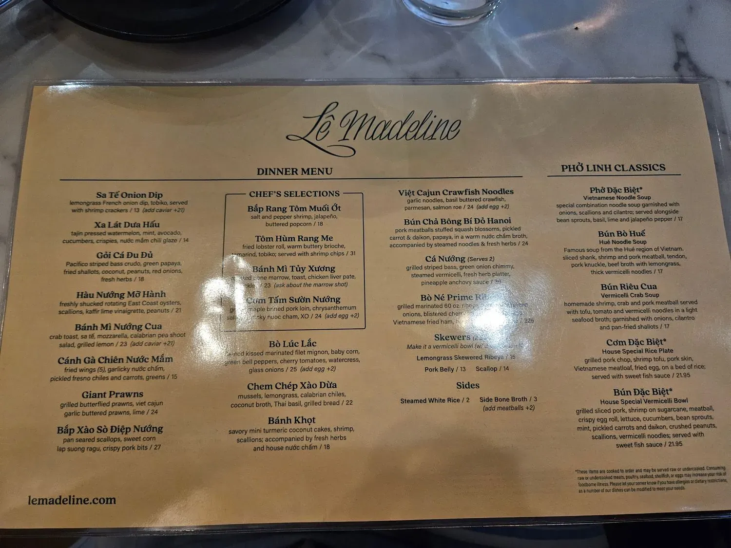 Menu 2