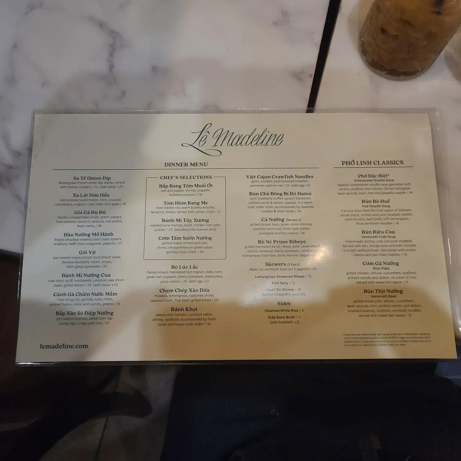 Menu 6