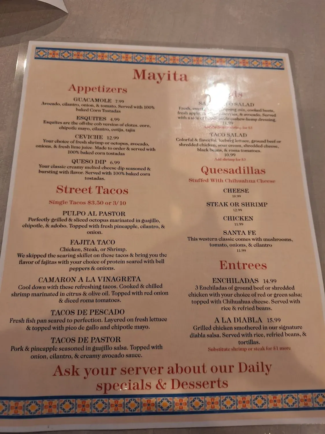 Menu 2