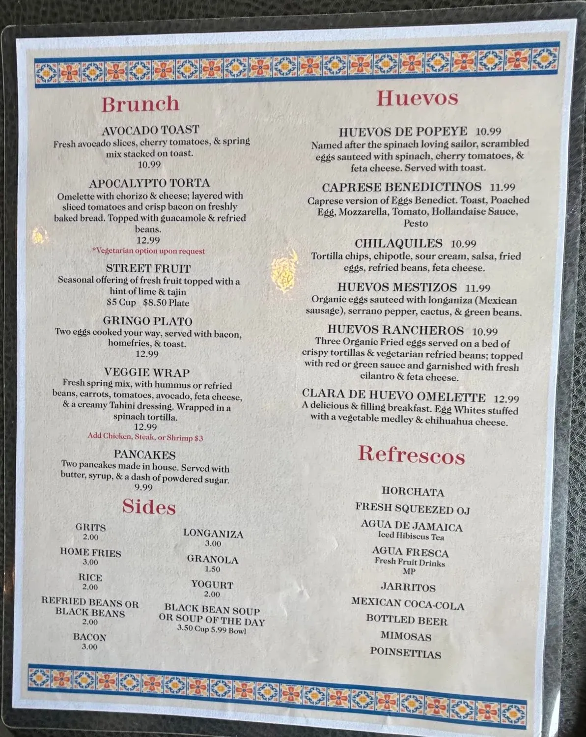 Menu 6