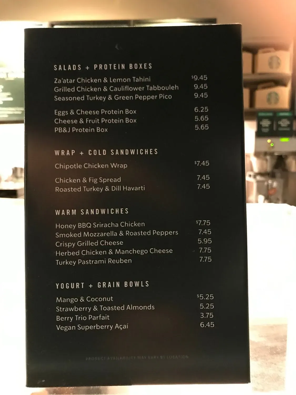 Menu 3