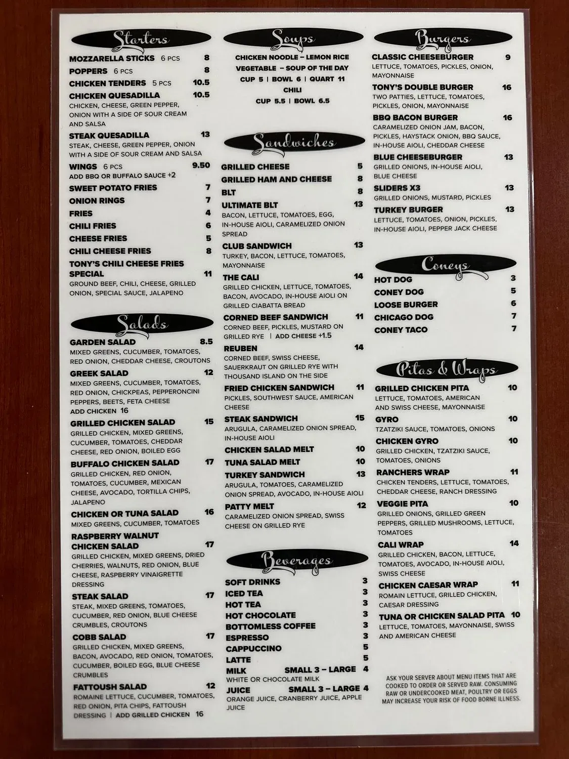 Menu 2