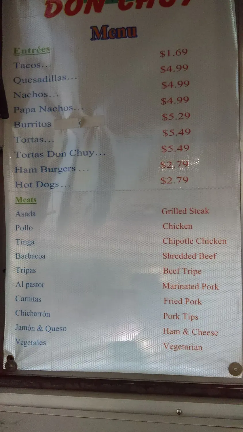 Menu 2