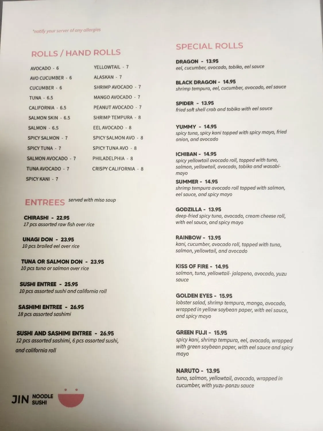 Menu 2