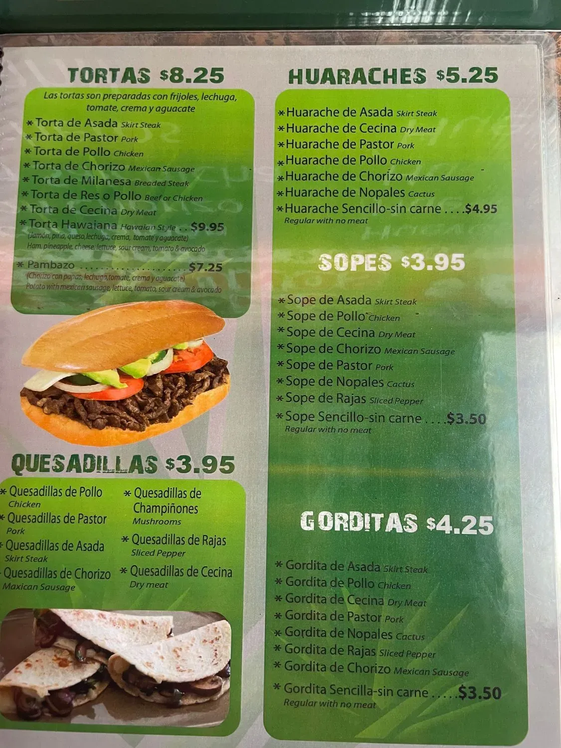 Menu 5