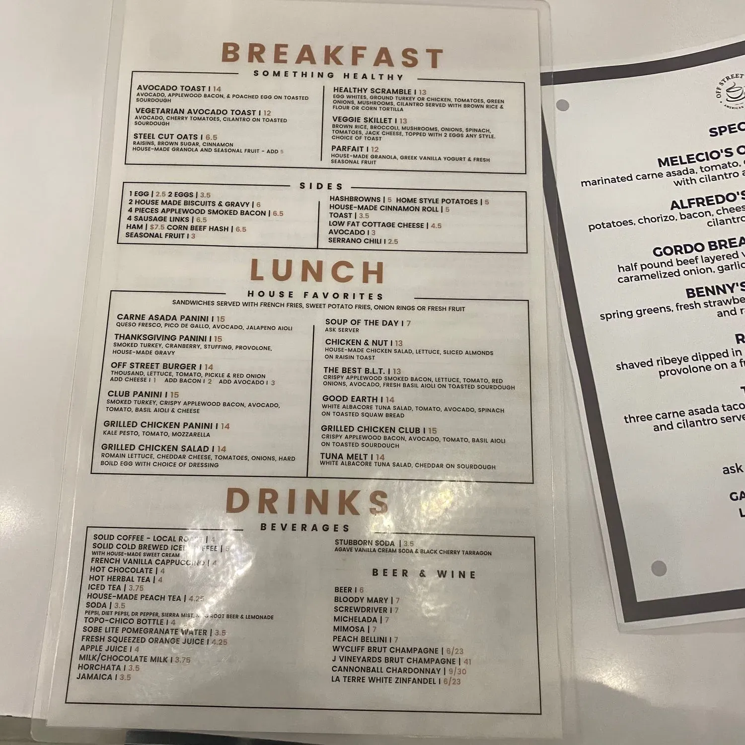 Menu 6