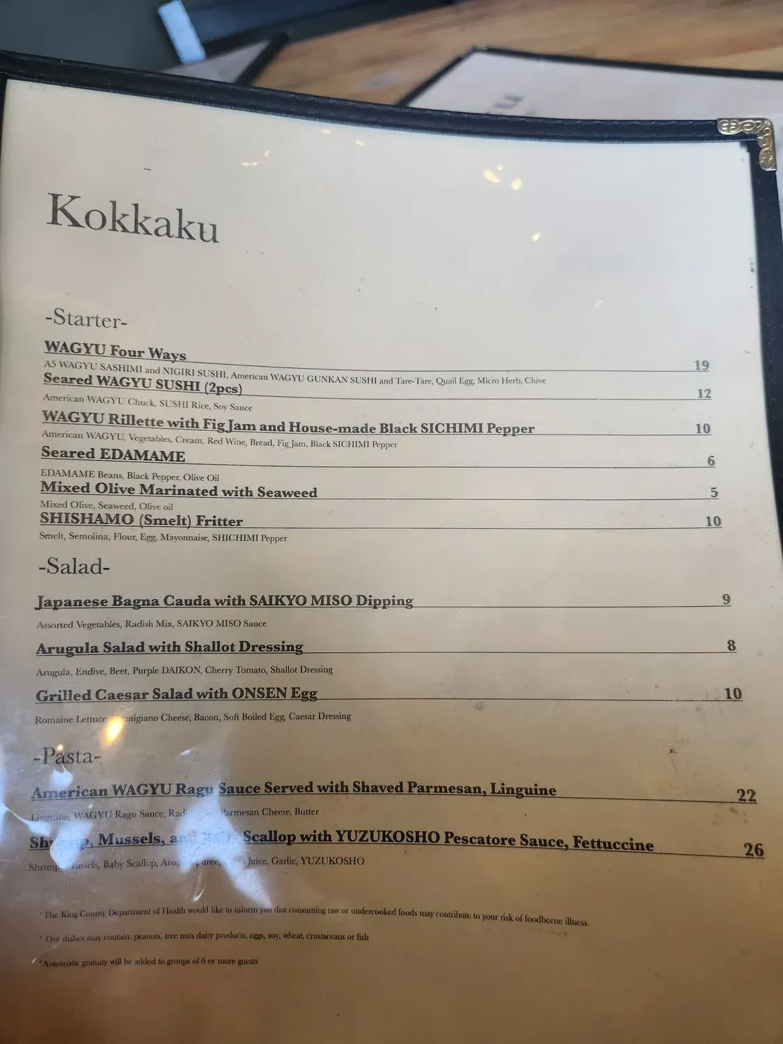 Menu 6