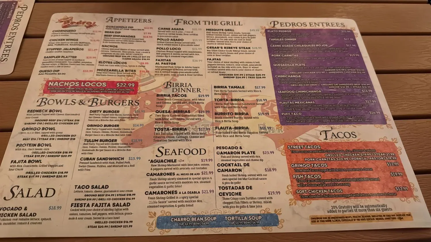 Menu 5