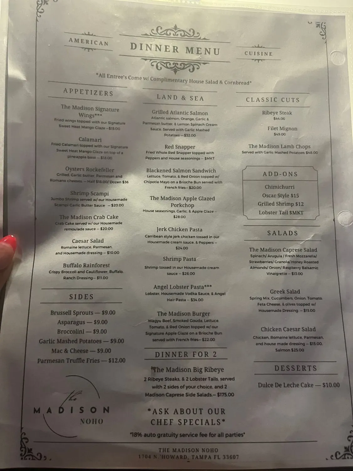 Menu 4