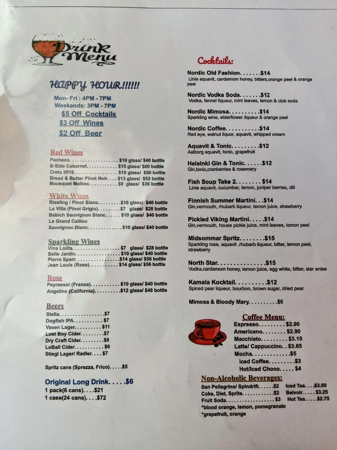 Menu 2