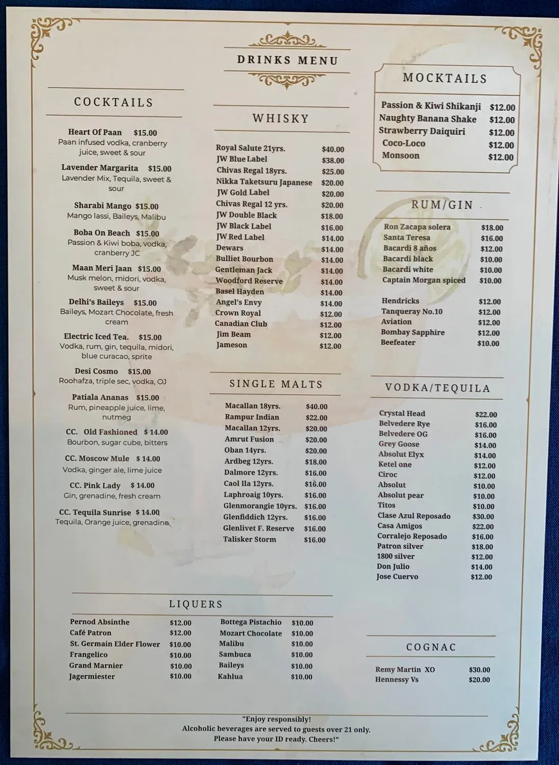 Menu 3