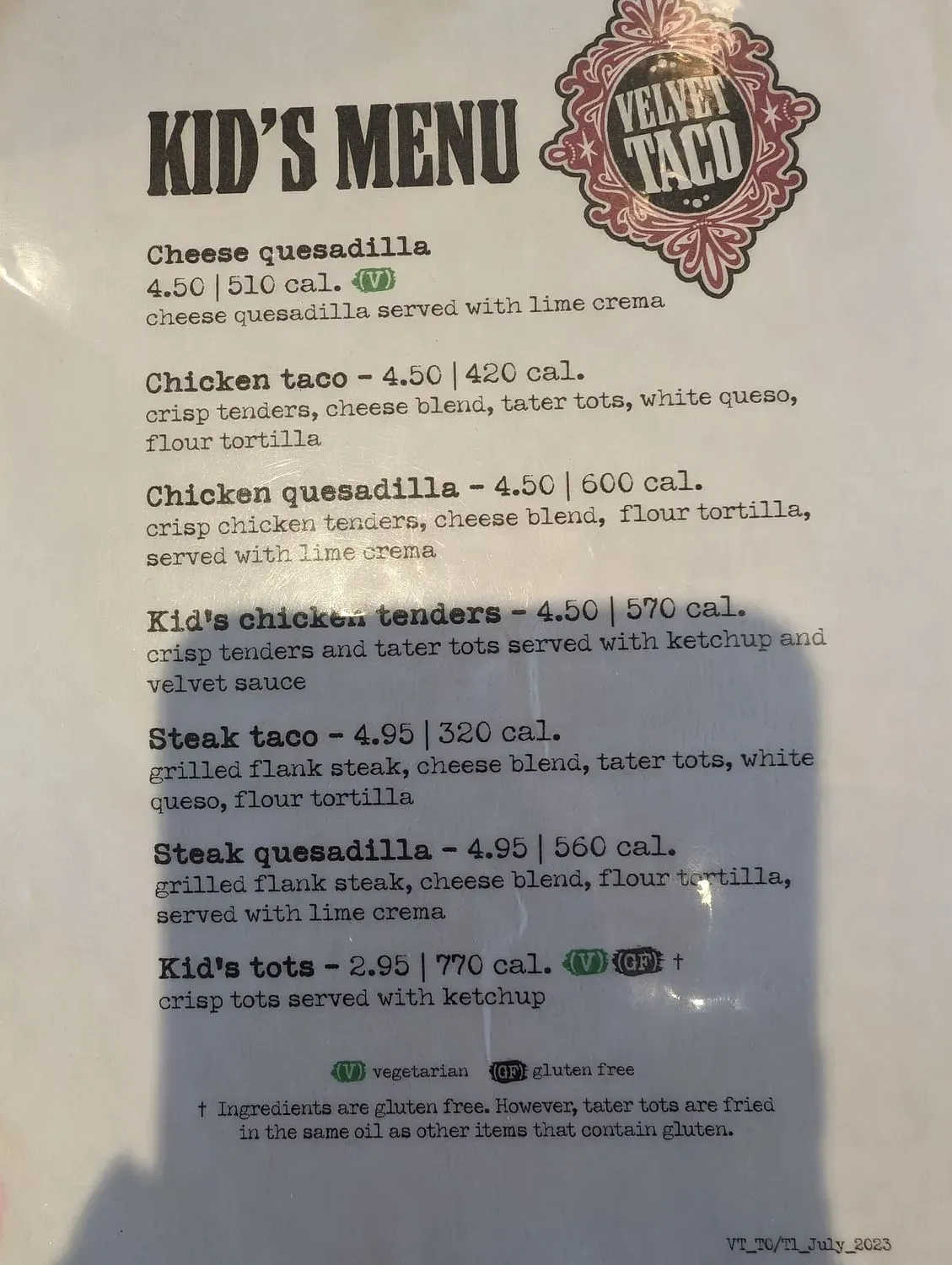 Menu 6