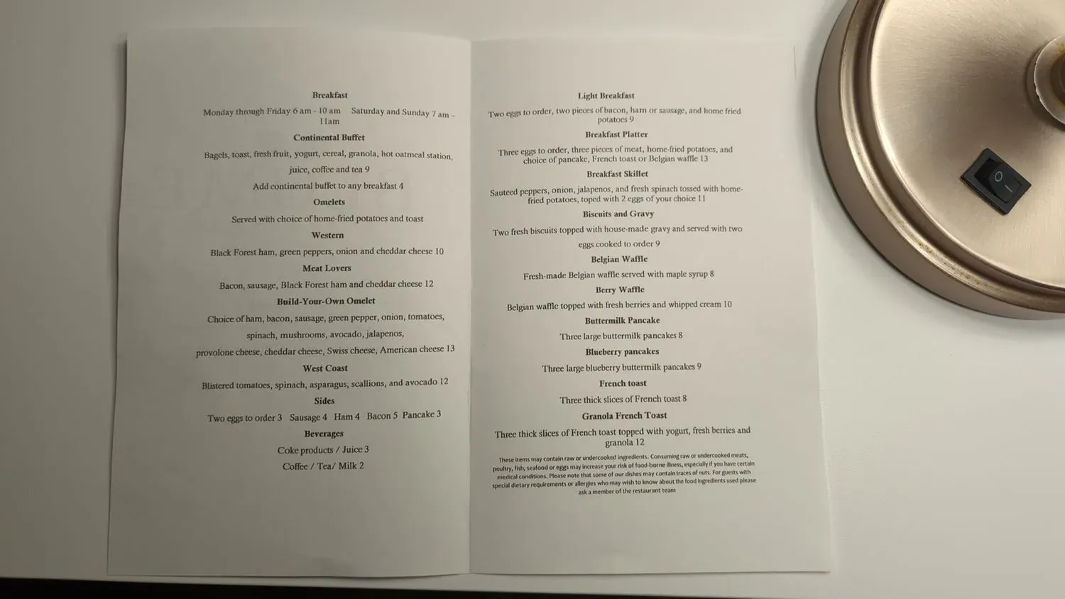 Menu 3