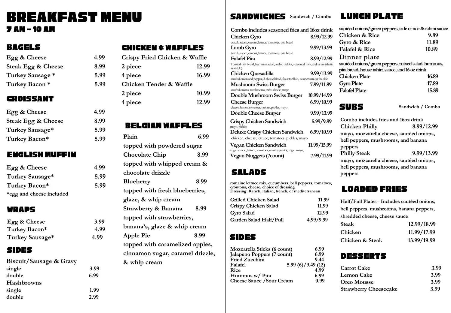 Menu 2