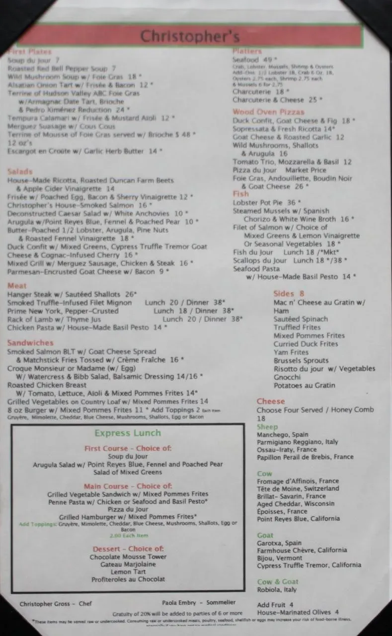 Menu 4