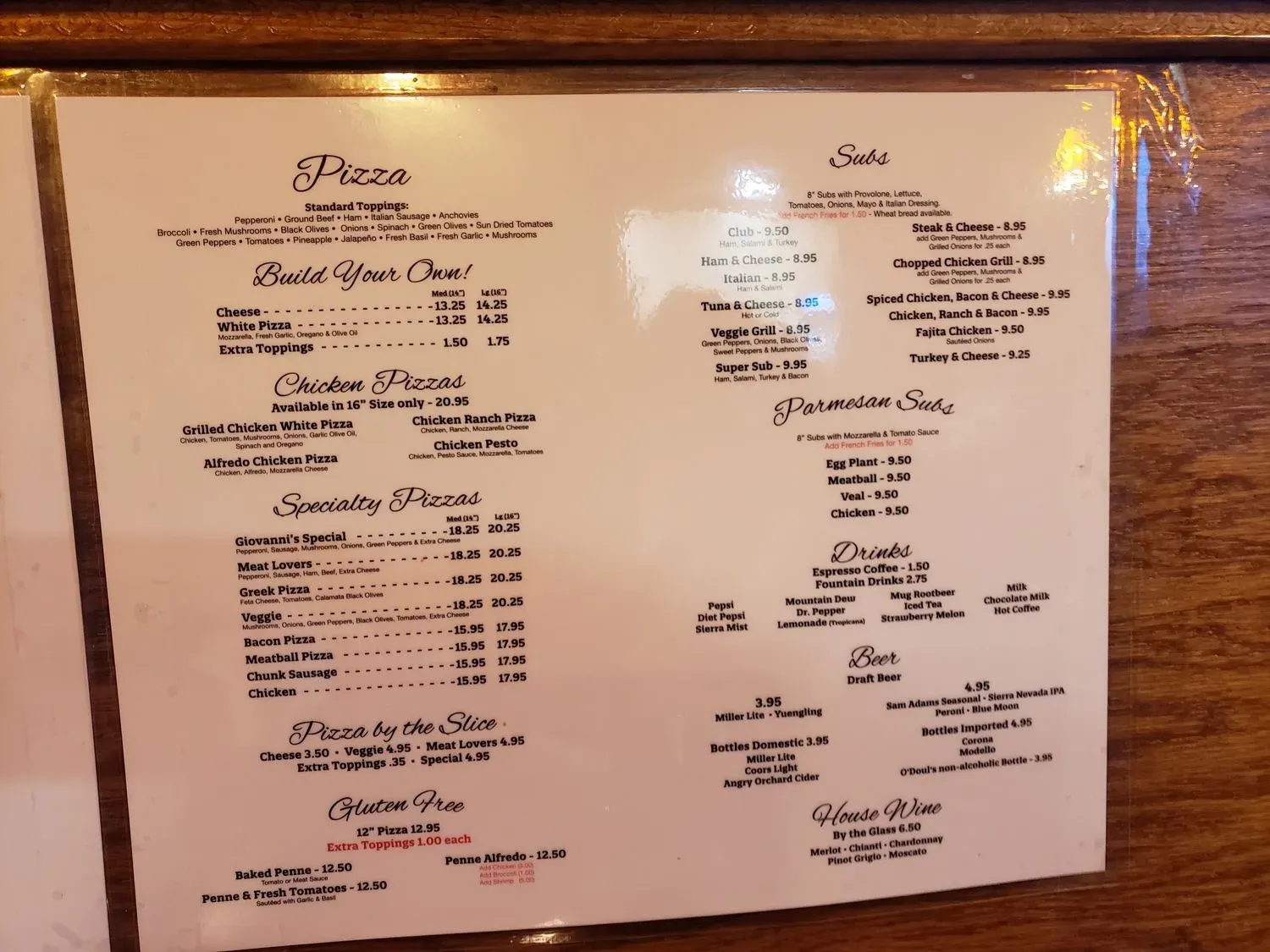 Menu 2